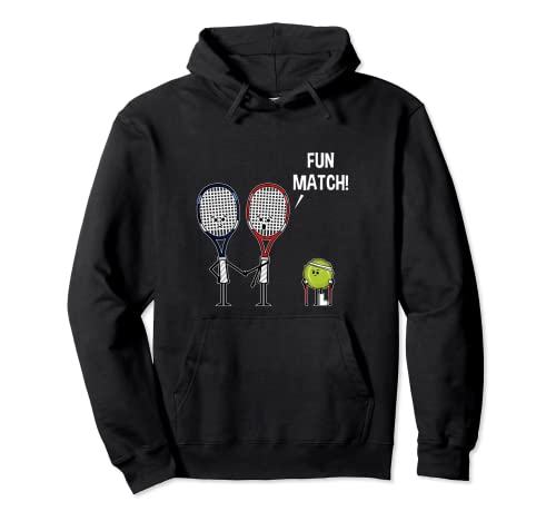 Tenis Match Is Not So Fun For Tennis Balls Funny Graphic Sudadera con Capucha