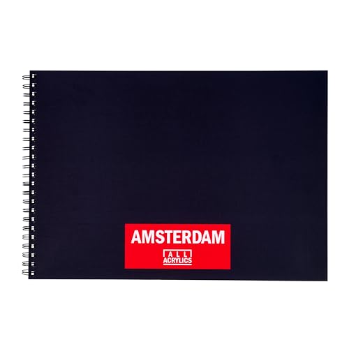 Amsterdam Paper - A3 Sketchbook 42X29.7Cm - 30 Sheets - 250G - Spiral Bound - Ideal For Pencil, Fineliners & Markers