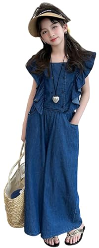 [BLZXIAN] �q���� �Z�b�g�A�b�v ���̎q �t������ �V���c �����O�p���c �f�j�� 2�_�Z�b�g �㉺ �ĕ� �p���c�Z�b�g �K�[���Y �g�b�v�X �m�[�X���[�u �E�G�X�g�S�� ���C�h �p���c �L�b�Y �q�ǂ� ���i�� �J�W���A�� �I�V���� (�u���[,140,