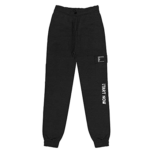 Calça Moletom Juvenil Masculina Rovitex Teen Preto 18