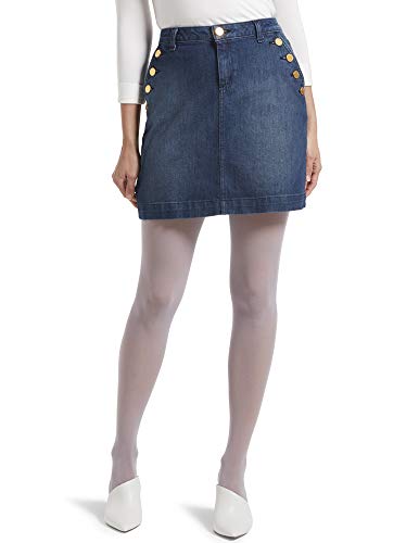 HUE Women's Sheer Tight with Control Top, Lilla, 1