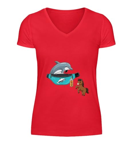 T-shirt EVJF femme Mallorca avec dauphin de Malle Party pour fêter une fin de célibat