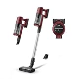 AEG Akku-Stielstaubsauger in Dunkelrot