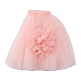 Prinzessin Baby Tutu mit passendem Blumen-Stirnband-Set Neugeborene Fotografie Requisiten kleines Mädchen Tutu Tüllrock Baby Mädchen Mädchen Kostüme, B, One size