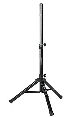 Alphasonik 8" Portable Rechargeable Battery Powered 800W Pro DJ Amplified Loud Speaker with 2 Wireless Microphones Echo Bluetooth USB SD Card Aux MP3 FM Radio PA System LED Ring Karaoke Tripod Stand