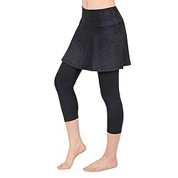 Sport Tennisrock mit Capri-Leggings