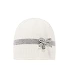  Döll Baby-Mädchen Topfmütze Strick Mütze, Weiß (Snow White White 1050), (Herstellergröße: 47)