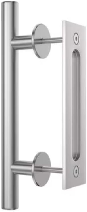 Custom Service Hardware Satin Nickel Barn Door Handle/Pull