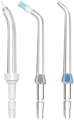 Replacement Parts for Waterpik Pik Water Flosser Compatible with Waterpik Water Flossers and Other Brand Oral Irrigators(1 Classic Jet Tips & 1 Orthodontic Tips & 1Plaque Seeker Tips)