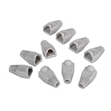 Nanocable 10.21.0301-OEM - pokrowiec ochronny do przyłącza sieciowego Ethernet RJ45, szary, oem, worek z 10 jednostkami