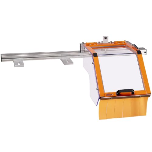 ATS Interlocked Lathe Guard, OSHA Compliant Chuck Shield for up to 12" Chucks, 12" Wide with Safety Switch, Made in USA, LG-TR3-12-SK1