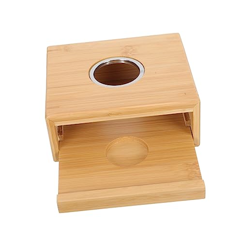 OHPHCALL Bamboo Teapot Warmer Multi-Purpose Heating Base for Tea Pots Coffee Mugs