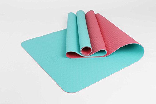 Maji Sports 1760601 2 Tone TPE Yoga Mat, Multicolor
