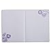 Journal w/Motivational Saying Shine for Jesus, Large Hardcover Notebook, Sticker Design, Purple