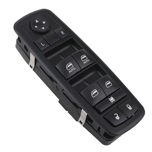 Power Master Window Switch Driver Side Control Button Compatible with 2015-2017 Chrysler 200 2011-2020 Chrysler 300 2011-2019 Dodge Charger 16-2022 Ram 1500 2500 3500 2011-2021 Jeep Grand Cherokee