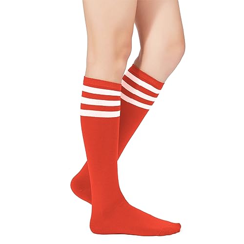 Image of American Trends Women Softball Socks Knee High Tube Socks Long Baseball Soccer Socks for Youth Girls