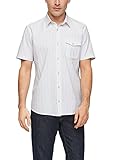 hat eine Knopfleiste s.Oliver Herren 130.10.103.11.120.2100746 Hemd, White Stripes, 3XL