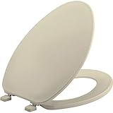 BEMIS 170 006 Toilet Seat, ELONGATED, Plastic, Bone