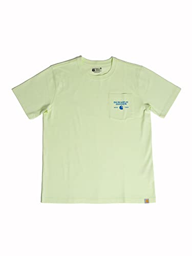 Carhartt Men's Relaxed Fit Heavyweight Short-Sleeve Pocket Logo Graphic T-Shirt, Hint of Lime, Medium - image 4