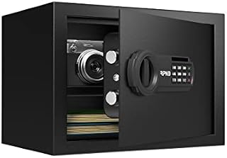 RPNB Deluxe Safe and Lock Box, Money Box, Digital Keypad Safe Box, Perfect for Home Office Hotel Business Jewelry Gun Cash Use Storage, 14L