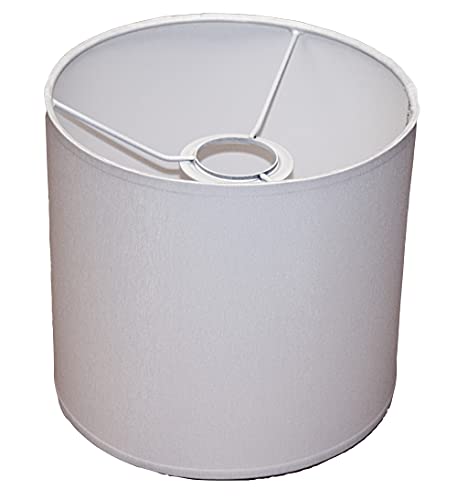 Pantalla de lámpara de 190 x 180 mm de diámetro x altura | rodillo | algodón blanco | para casquillo E27 (grande) | pantalla de 19 x 18 cm | pantalla de 19 cm | pantalla de 19 cm | pantalla de 19 cm Cover