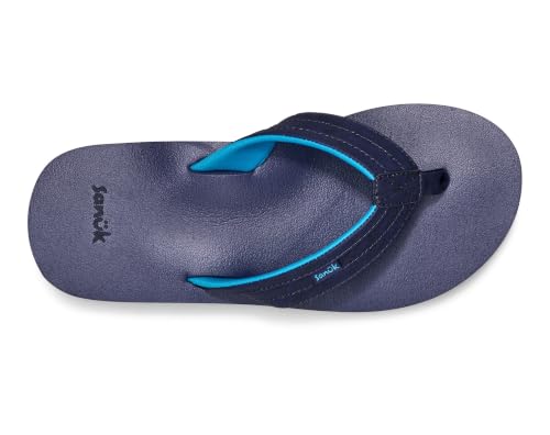 Image of Sanuk Mens Ziggy ST | Flip Flops for Men | Mens Sandals | Beach Sandals | Water Friendly & Lightweight | Comfort Footbed