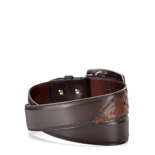 Cuadra Men's Cowboy Belt in Genuine Ostrich Leather CV501A12
