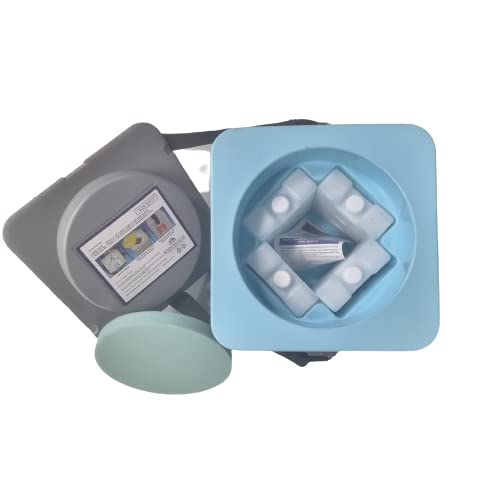 Vaccine Carrier 1.7 Liter macpole Long Range with 4 Ice Packs Cold Box