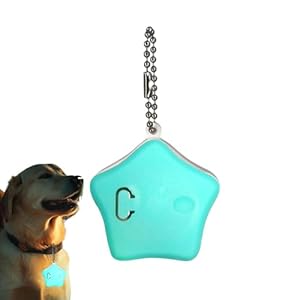 Generisch NLFD66KP3T3BFMZI Leuchtende Hundemarke Türkis