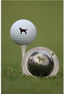 Tin-CupUnisex Adult DULIN THE DOG Golf Ball Marker - Steel, One Size