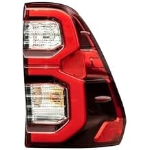 Left/Right Side Red Tail Lamp Compatible For Toyota Hilux Revo Rocco SR5 Pickup 2020 2021 2022 Rear Tail Light Brake Lamp With Wire HarneRight-1PCS