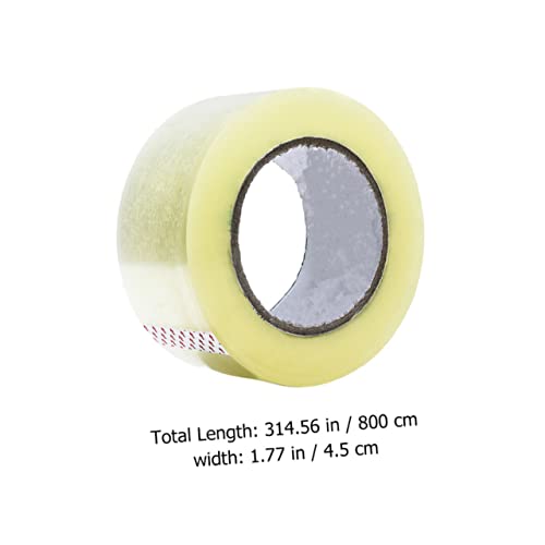 Housoutil 6 Rolls Adhesive Tape Glass Tape Fiberglass Tape Clear Duct Tape Carton Packing Tape Moving Box Tape Mailing Tape Clear Simple Tape Box Sealing Band Low Noise Tape Cartoon Refill #TOP6