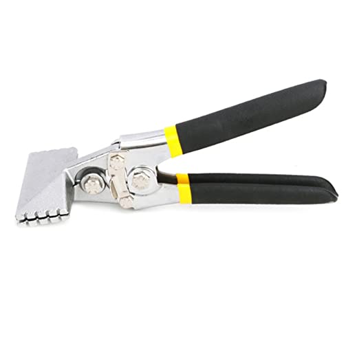 Remingtape Alicates plegables multifuncionales para sellar bordes para electricistas, alicates de flexión, placa de techo, herramienta de mano, 75 mm