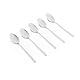 Russell Hobbs RH03432EU7 Teelöffel 6er Set – Wiener Edelstahl Kaffeelöffel Besteck Set, Spiegelpoliertes Finish Besteck, Teelöffel Geschirr für zu Hause, Restaurant, Büro, Küche, spülmaschinenfest