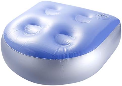 LUNAH Spa and Hot Tub Booster Seat, Waterproof Inflatable Bathtub Massage Mat, Back Spa Cushion Massage Mat Soft Inflatable Booster Seat for Adults Kids