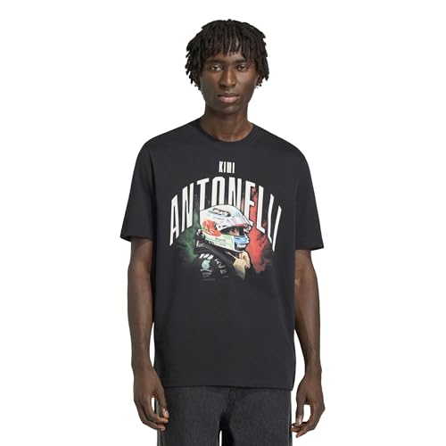T-shirt adidas Mercedes F1 Kimi Antonelli fini les hauts de sport sans forme