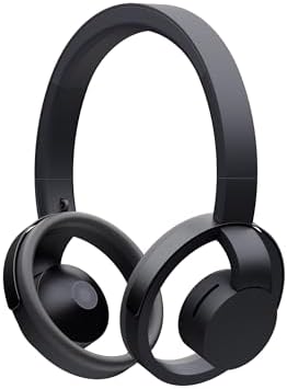 nwm ONE Wireless Headphones On-Ear Speakers (Open Ear Headphones) Prevent Sound Leakage With PSZ Technology Including Microphone Dark Gray Designed By NTT Sonority In Japan