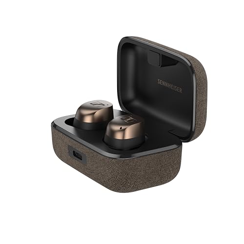 【Amazon.co.jp限定品】ゼンハイザー Sennheiser MOMENTUM True Wireless 4 + エージング音源セット パーソナライズ機能搭載 ワイヤレスイヤホン ブラックコッパー 高性能ドライバー30時間再生ノイズキャンセリング 外音取り込み機能 Bluetooth5.4 高級 完全ワイヤレスイヤホン【国内正規品】
