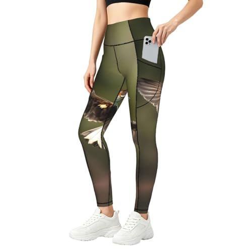 Leggings de yoga con bolsillos para un control de abdomen ideal mientras corres