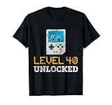 Photo Gallery level 40 complete for 40th birthday t-shirt, 40 years old maglietta Photo Gallery level 40 complete for 40th birthday t-shirt, 40 years old maglietta