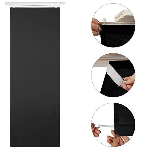 Bestgoodies Tenda a pannello con velcro, binario