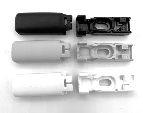 Cosiflor Spannschuhe für verspannte Plissees (4 Stück) – Farbe: weiß – passend für Stick & Fix Klebeträger und Stick & Fix Front Klebeplatten, Kunststoff