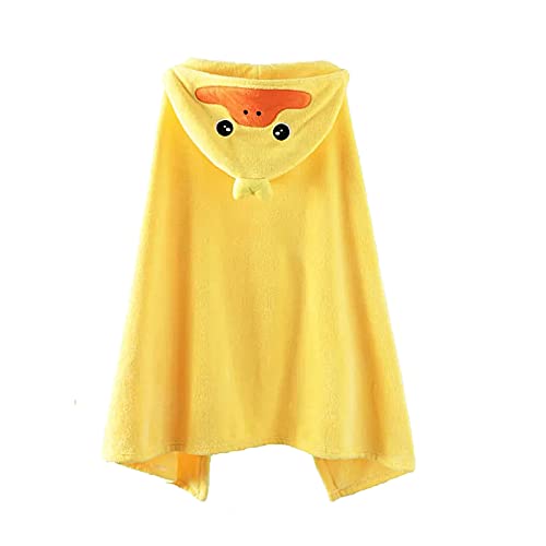 YeBon Kids Hooded Towel Soft Absorbent Bath Towel with Cute Frog Design for Babie, Toddler, Infant Perfect Shower Gifts for Boys and Girls 55x28 (DK6)