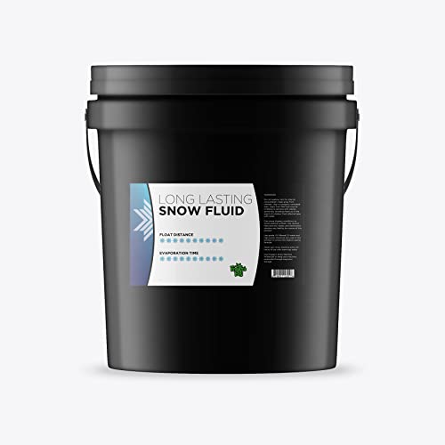 Froggys Flakes - 5 Gallon Pail - Snow Machine Juice Fluid - Long Lasting Formula (75+ Feet Float/Drop)