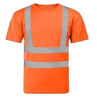 High Visibility: The safety workwear tops T-shirts are highly visible, with reflective tapes on the waist, chest, shoulders and back, providing 360° protection, allowing you to stand out in the dark, whether you are running or working in low light co...