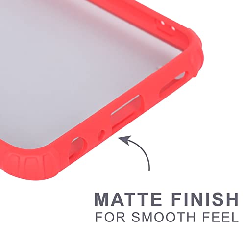 Image of SPRIG Compatible with Realme GT Master Edition 5G Phone Matte Premium Back Cover Drop Tested Shock Proof Mobile Case for Men, Women, Boys and Girls with Camera Protection (Red)