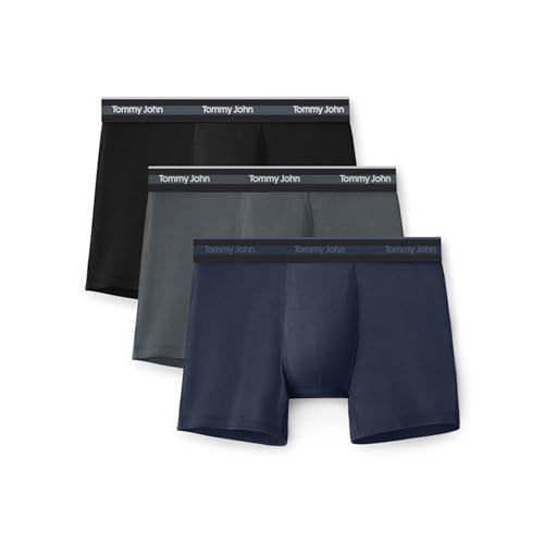 Tommy John Men's Comfort Micro Trunk Boxer Brief Underwear - 4