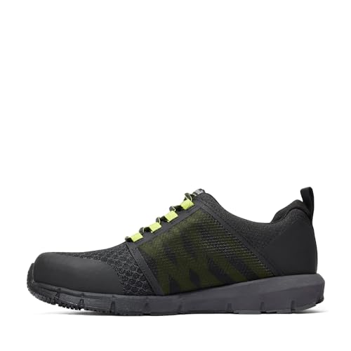 Timberland PRO Timberland PRO Men's Radius Composite Safety Toe Industrial Athletic Work Shoe, Black/High-Viz-2024 NEW, 13W