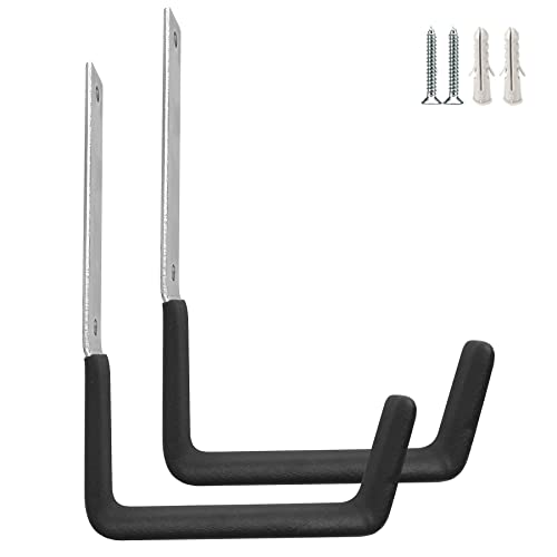 Heavy Duty Steel Hooks ,Garage Storage Utility Hooks,Heavy Duty Tool Organizer,Steel Wall Mount Hooks, Hose Hanger, Steel Garage Garden Hooks (2) #TOP2
