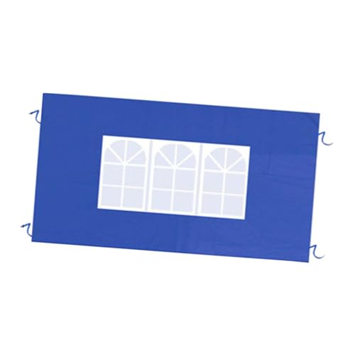 Ｚｉａｌｏｆｉ Panel Lateral de Carpa con Ventana 300 Cm X 200 Cm para Al Aire Libre, Azul, Individual